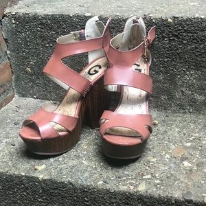 GUESS Platform Heels